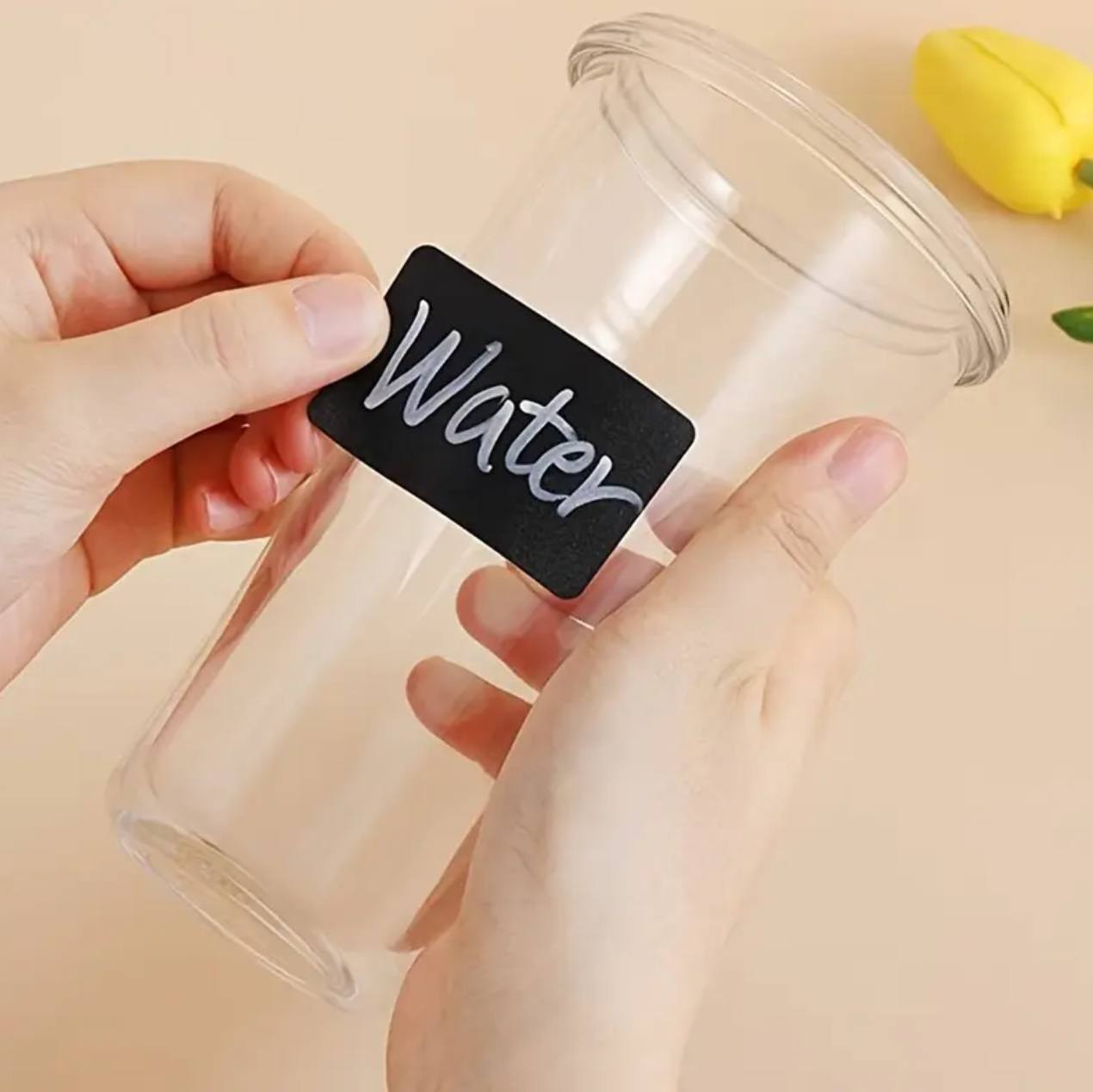 120pc jar stickers label roll +1pen