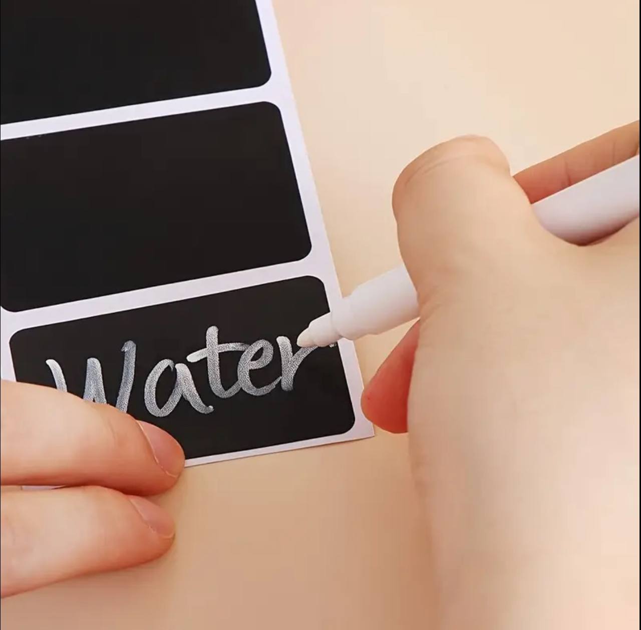 120pc jar stickers label roll +1pen