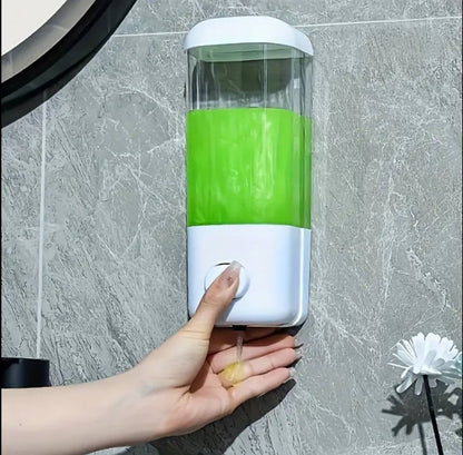 Wall mounted soap dispenser