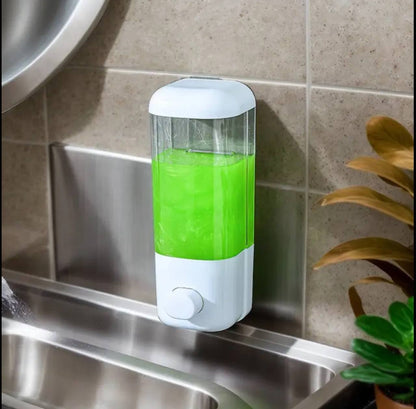 Wall mounted soap dispenser