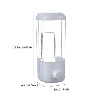 Wall mounted soap dispenser