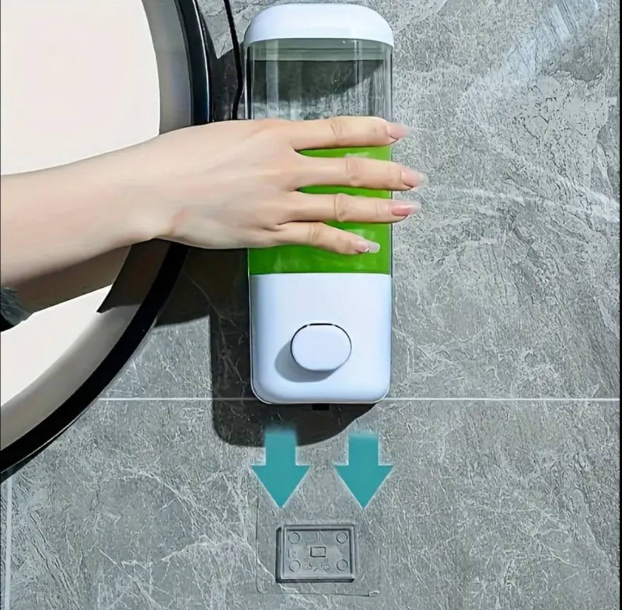 Wall mounted soap dispenser