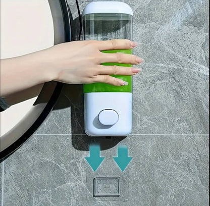 Wall mounted soap dispenser