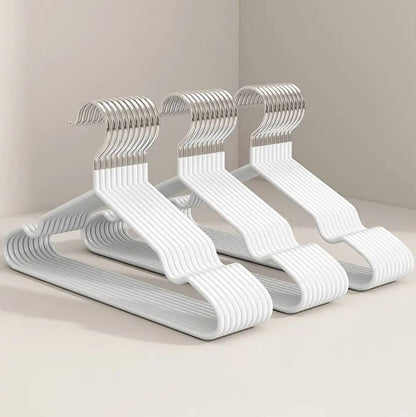 10pcs clothes hangers with antislip stainless steel hook