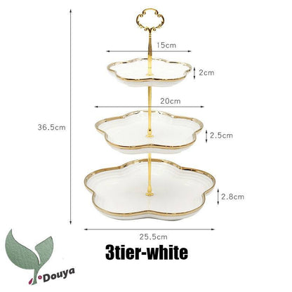 3 tier ceramic Dessert Cake Stand