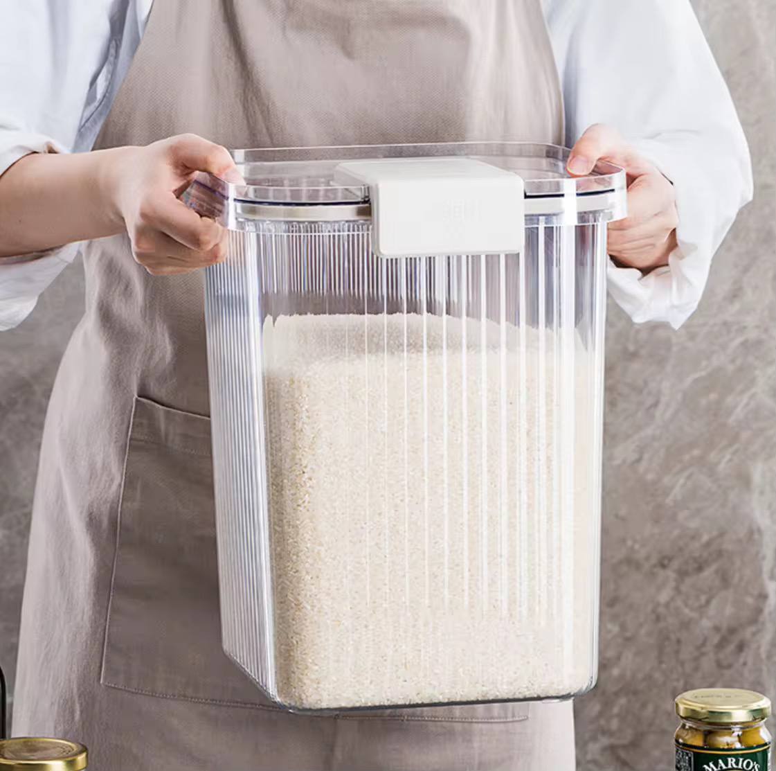 Acrylic big size cereal container