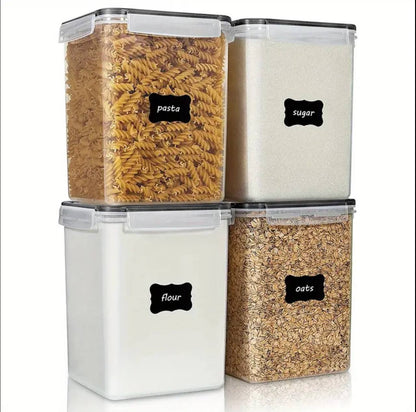 4pcs BPA free airtight Food storage containers.
