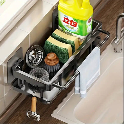 Aluminum Kitchen Storage Rack Sink Drain Rack