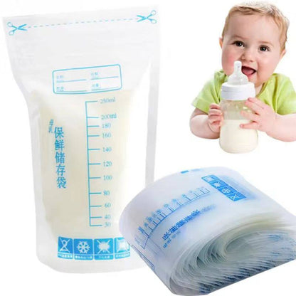 250ml Milk storage  freezer bags