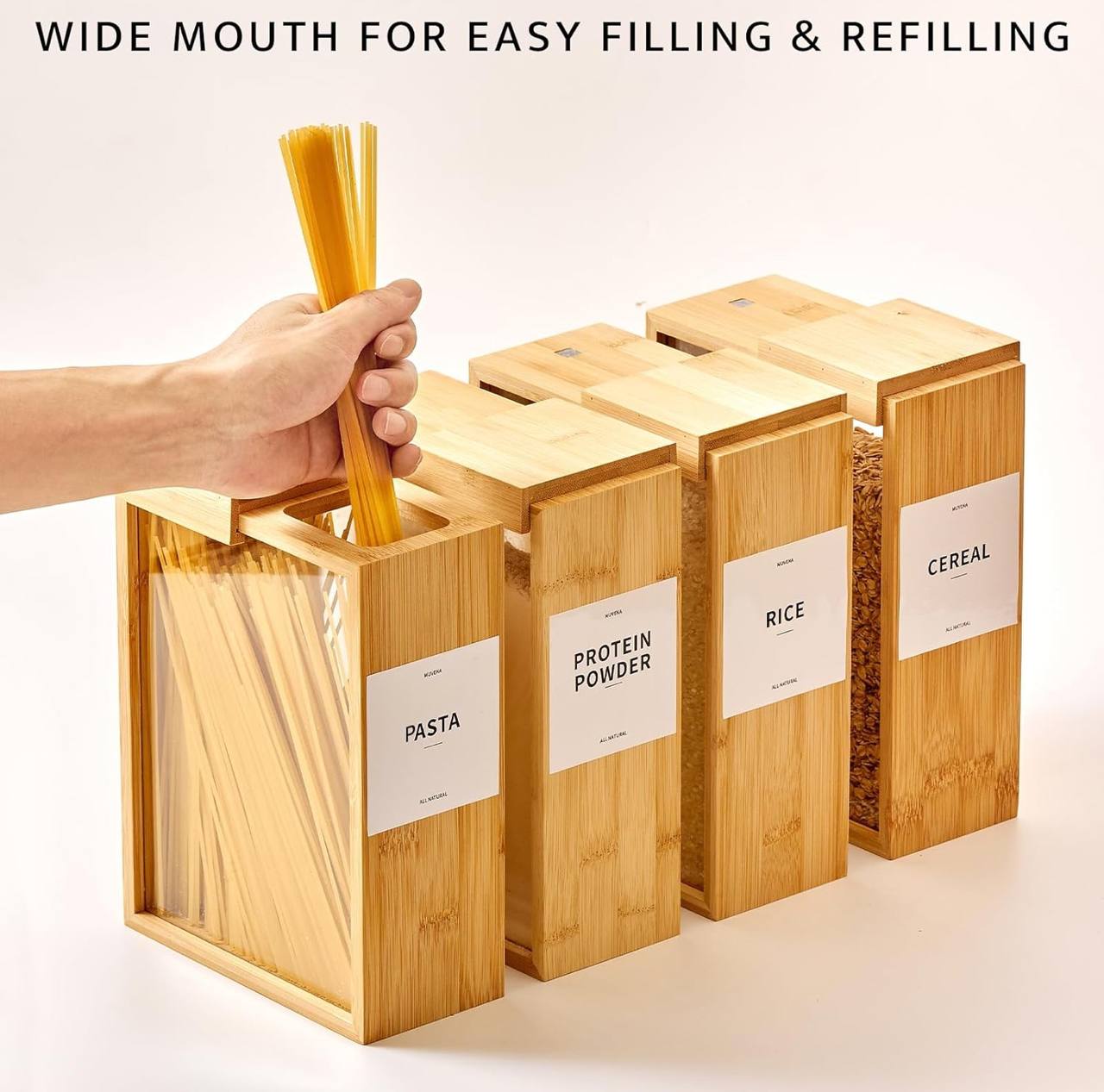 3L Transparent Dry Food Cereal Storage Container