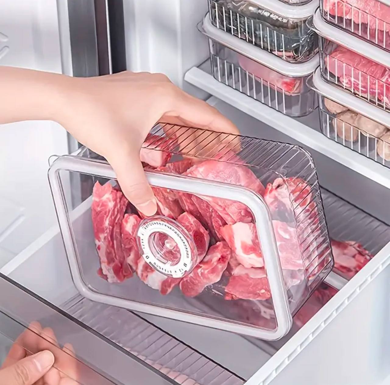 Acrylic Transparent fridge organizer set of 3