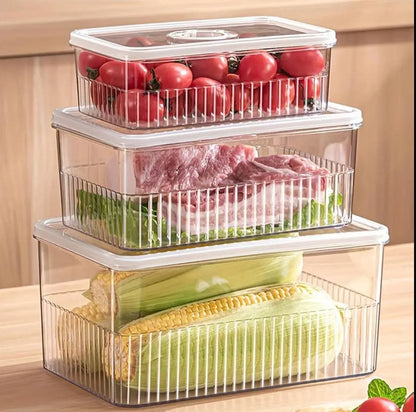 Acrylic Transparent fridge organizer set of 3