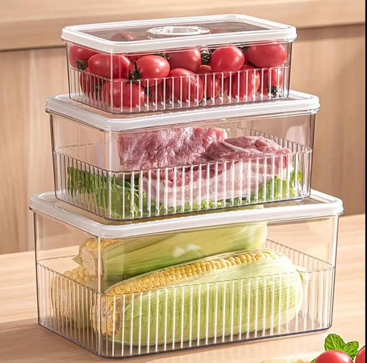 Acrylic Transparent fridge organizer set of 3