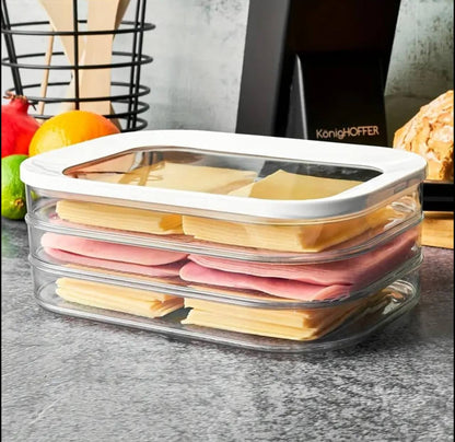 3 in 1 stackable bacon and cheese container