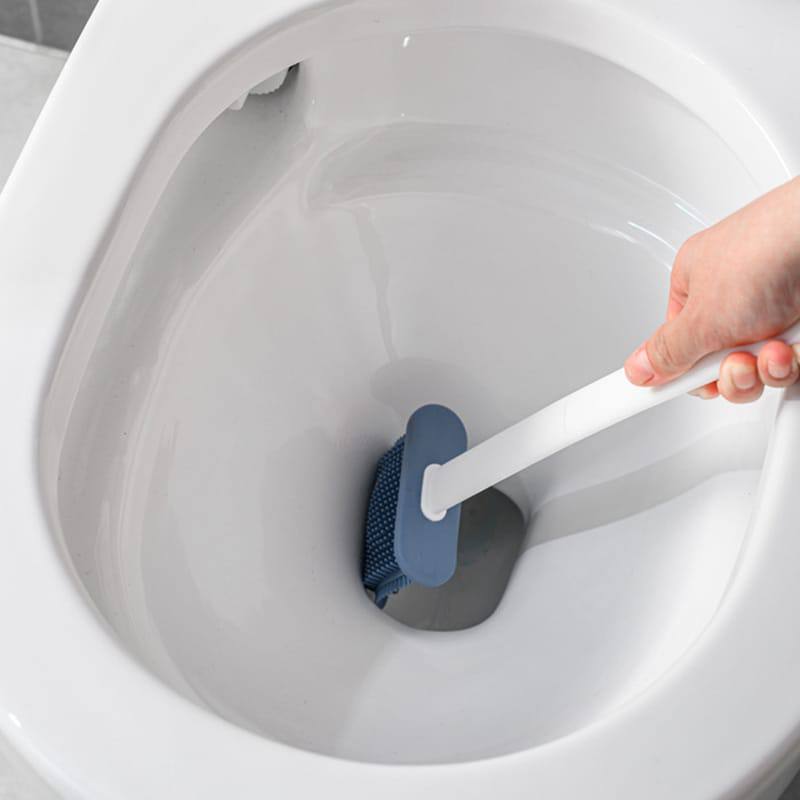 Wall hanging toilet brush with Holder & cleaning brush