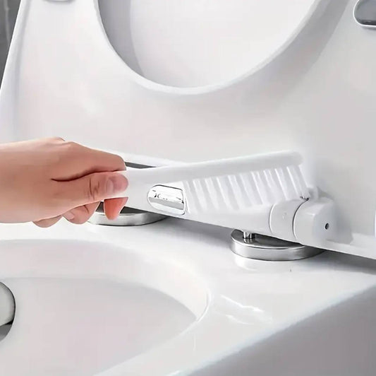 Wall hanging toilet brush with Holder & cleaning brush