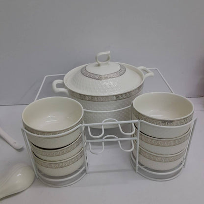 15PCS SOUP CEREMIC SET