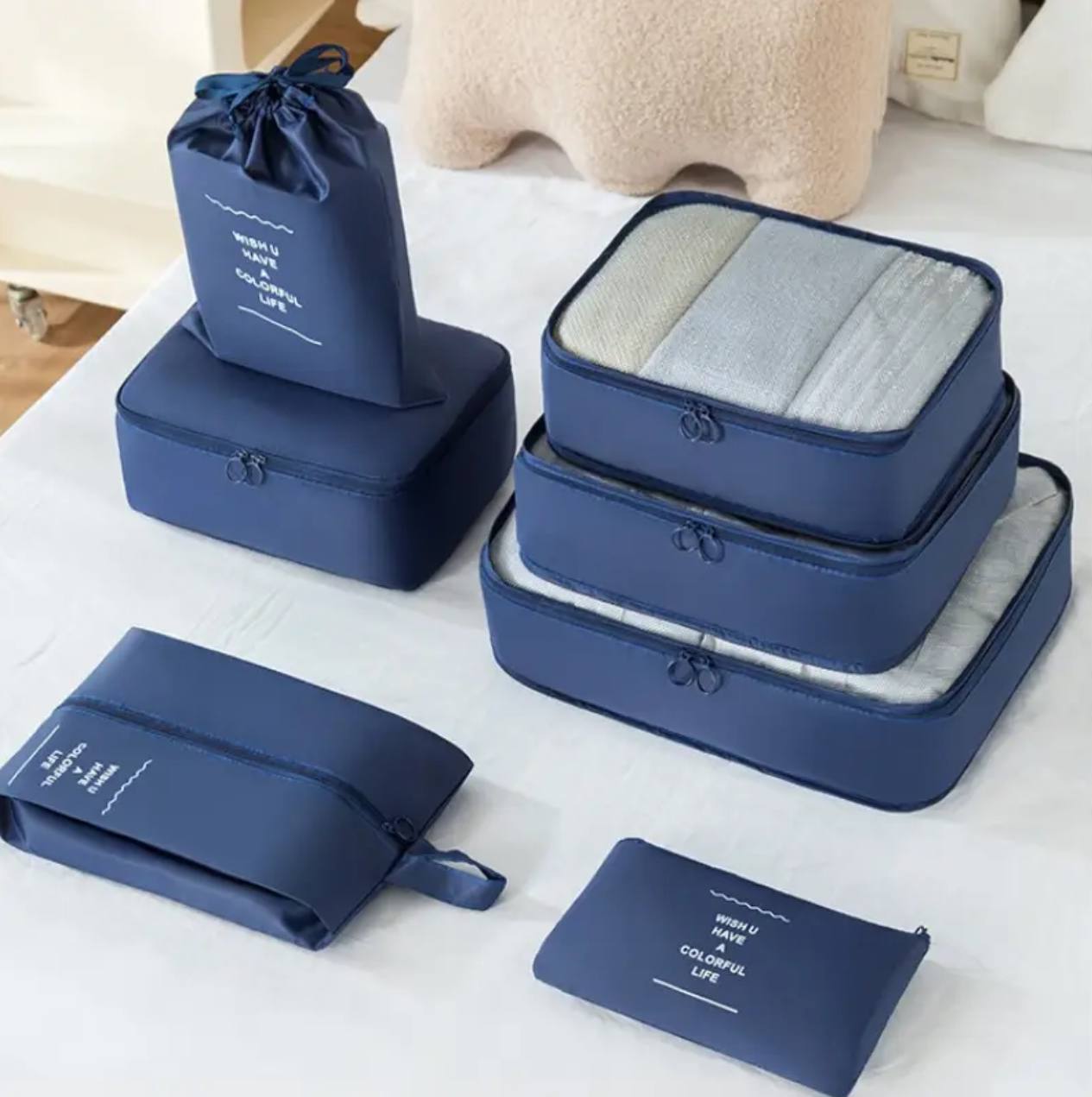 7pcs Luggage Travel Organizers For Suitcase