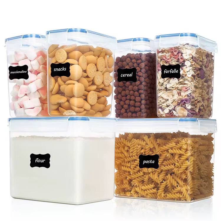 6pcs BPA free airtight food storage containers