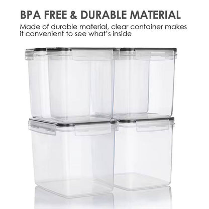 6pcs BPA free airtight food storage containers