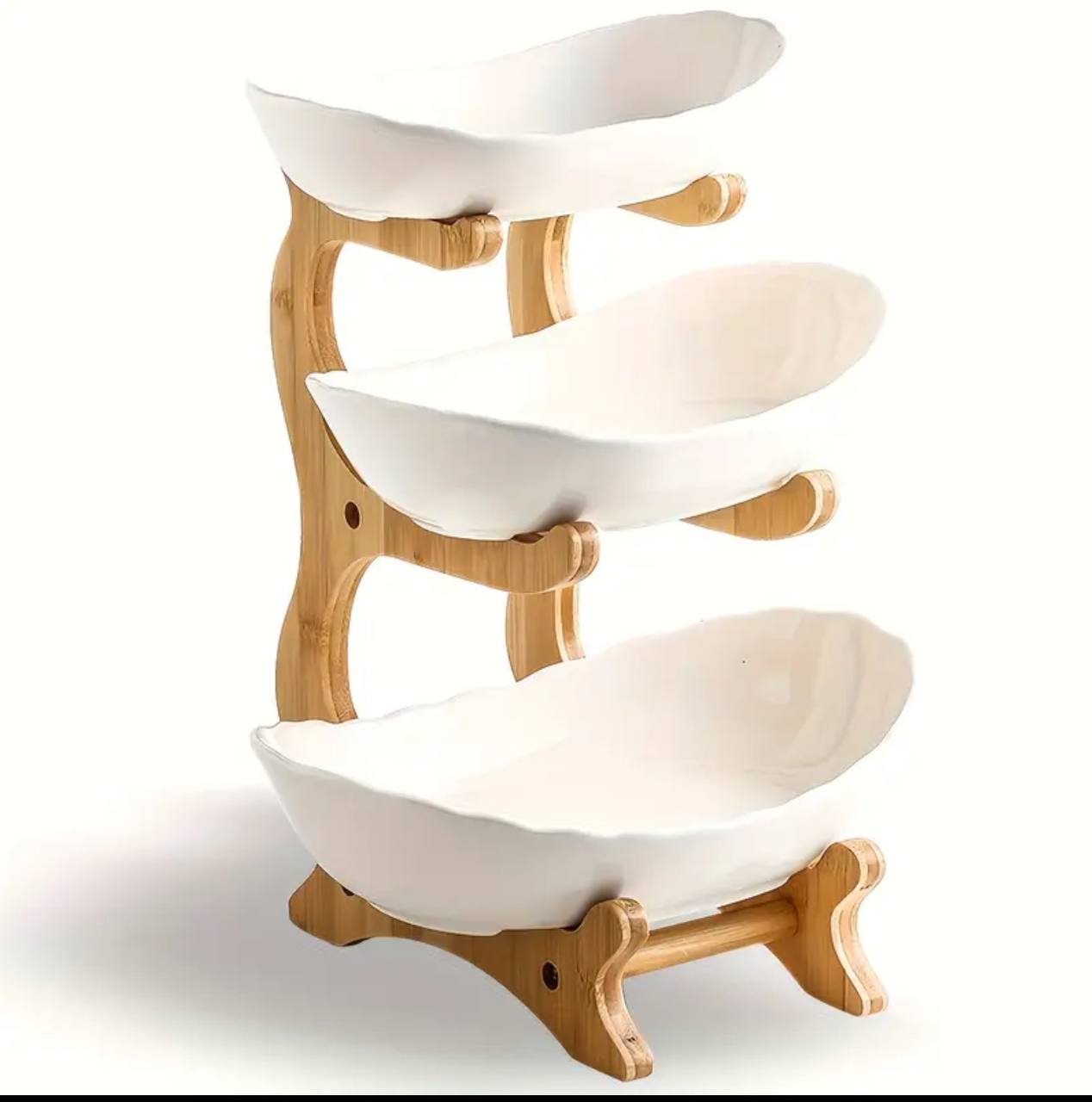 3 layer ceramic fruit