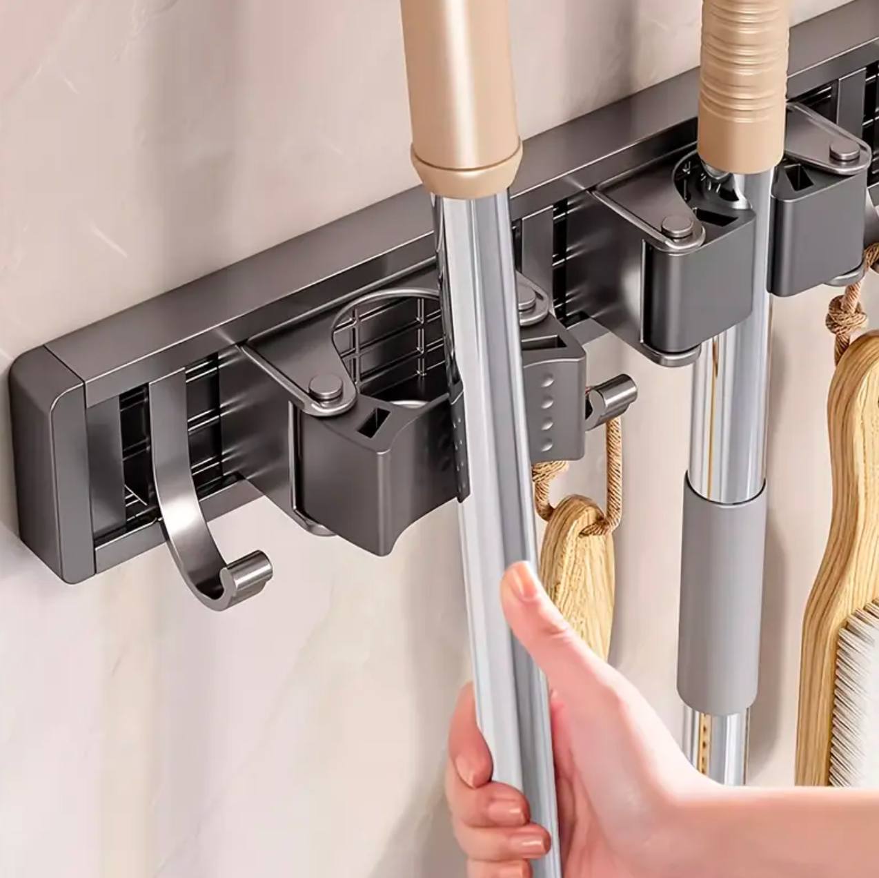 Wall Mounted Mop Holder