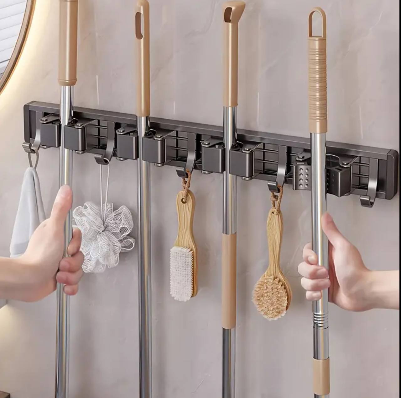 Wall Mounted Mop Holder