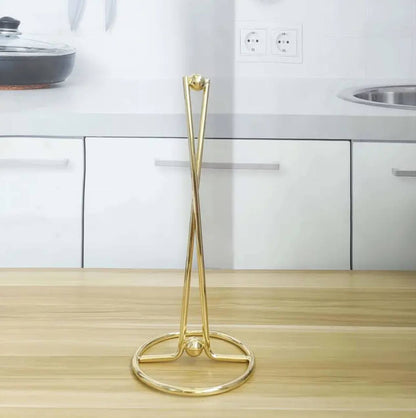 Vertical Iron Paper Towel Holder 
Kitchen towel holder