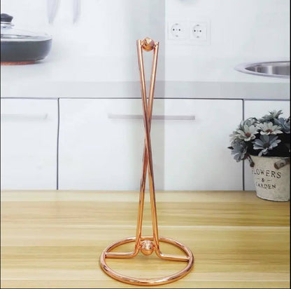 Vertical Iron Paper Towel Holder 
Kitchen towel holder