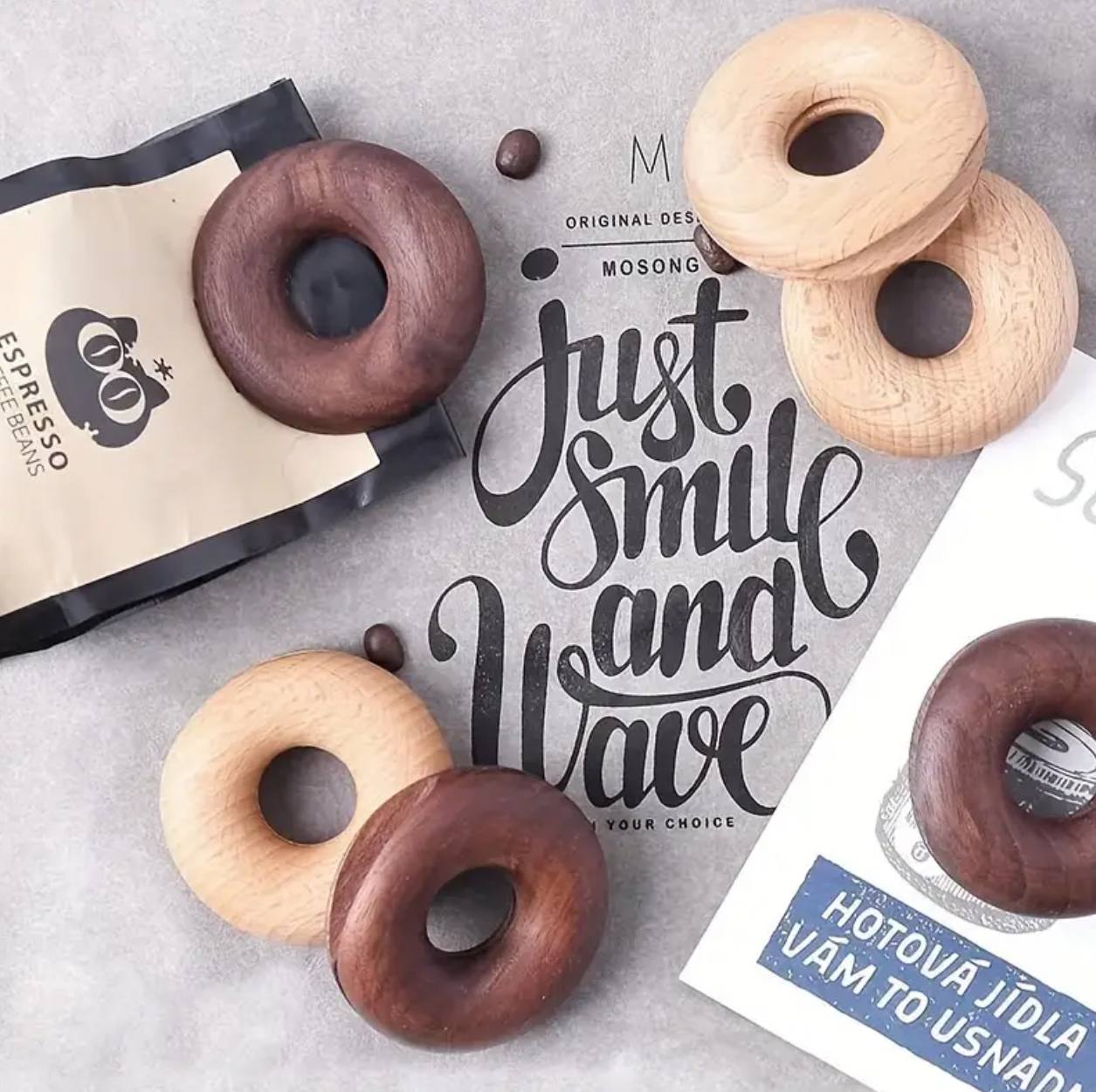 2pc Wooden Food Sealing Clip