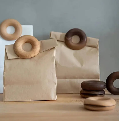 2pc Wooden Food Sealing Clip