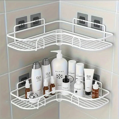 1pc Bathroom Shelves Triangular Corner Shower Shelf