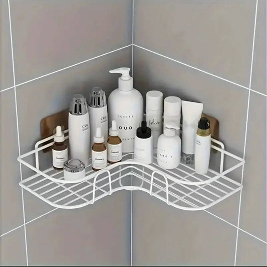 1pc Bathroom Shelves Triangular Corner Shower Shelf