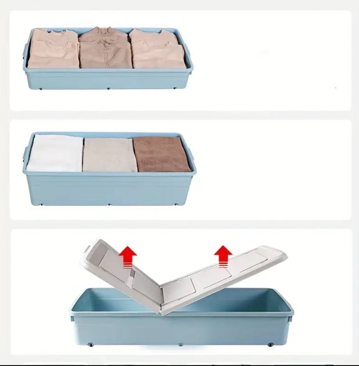 Underbed storage Organizer
With Wheels