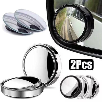 2pcs blind spot mirrors 360 degree