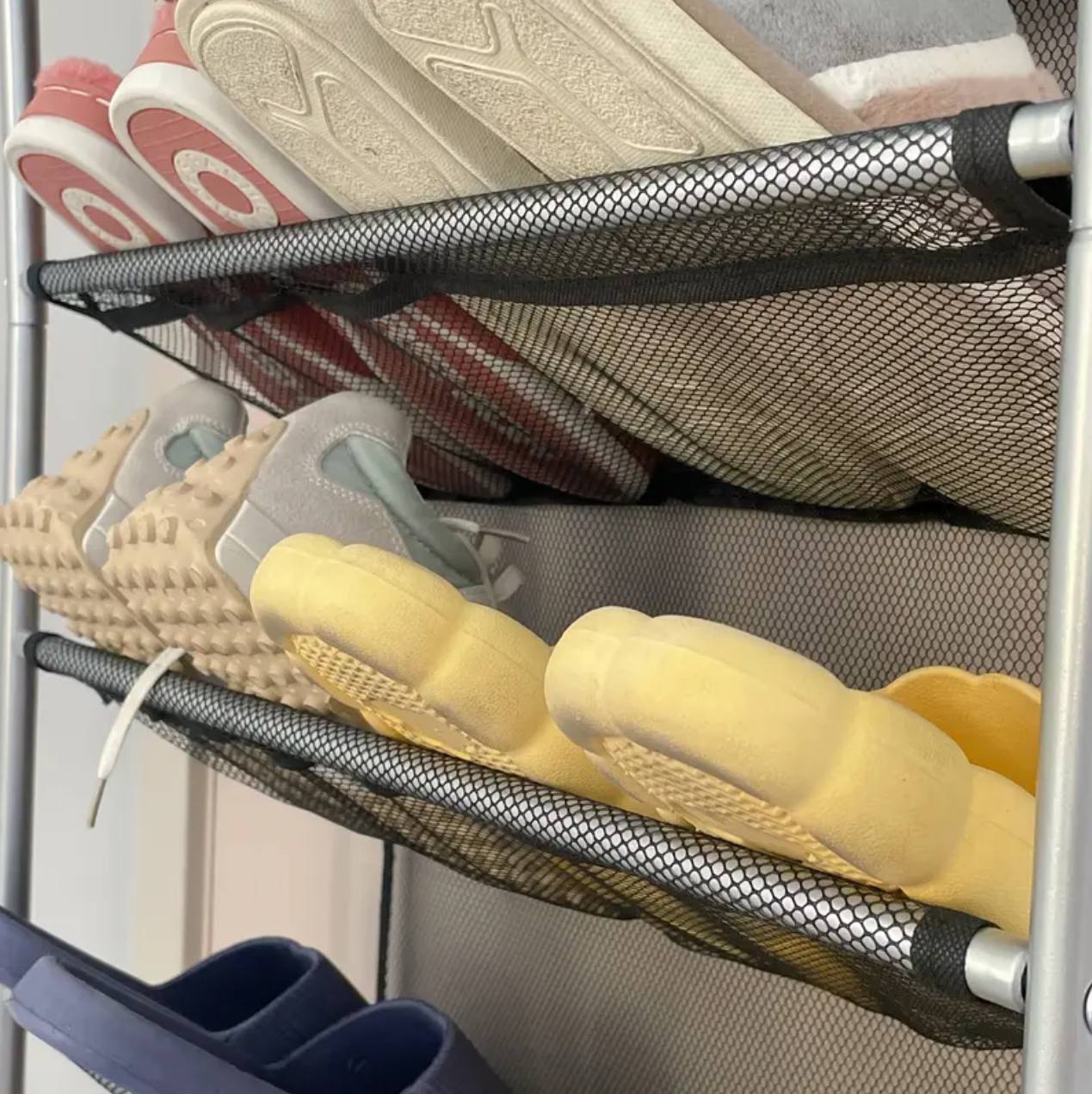 10 Tier Over The Door Shoe Organizer
