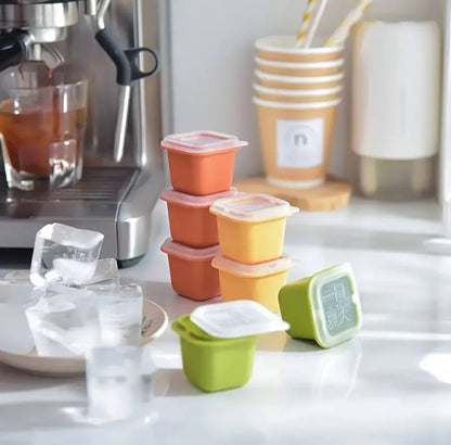 6Pcs ice Cube Mold lid Freezer