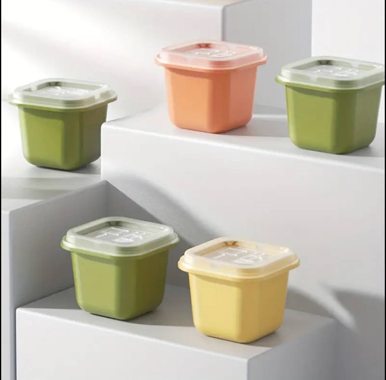 6Pcs ice Cube Mold lid Freezer