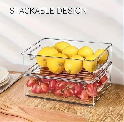 Acrylic Refrigerator /  Pantry Storage Organizer