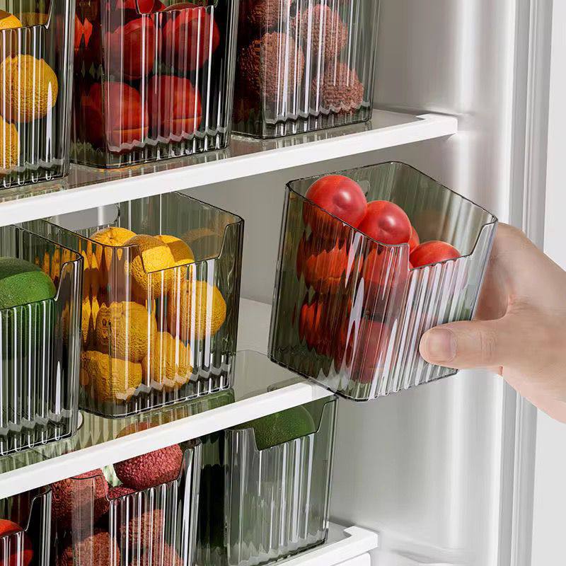 Acrylic Refrigerator Side Door Food Fresh Storage Box
