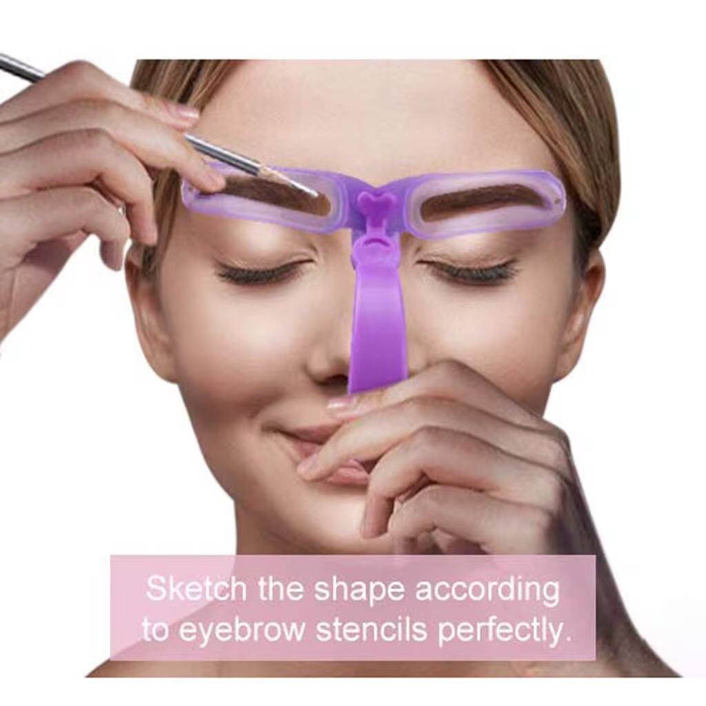 8 different shapes eyebrow shaper