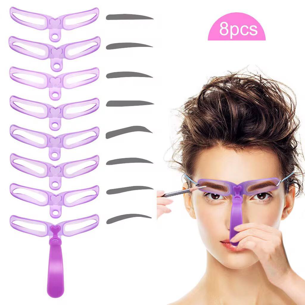 8 different shapes eyebrow shaper