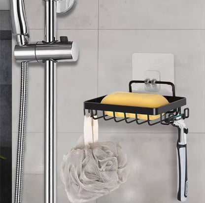 Wall mounted stainless steel soap dish