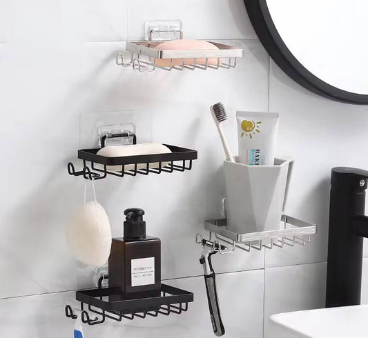 Wall mounted stainless steel soap dish