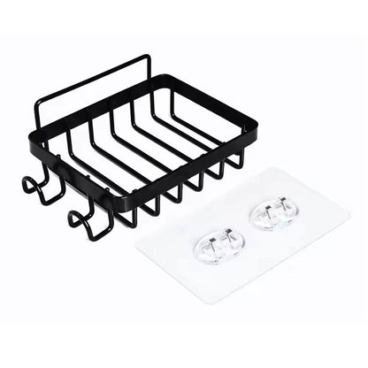 Wall mounted stainless steel soap dish