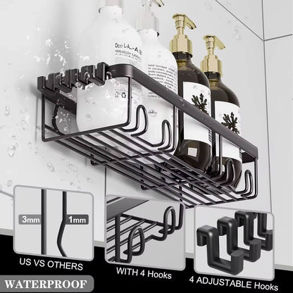 5pcs set Shower caddy shelf/Bathroom organizer