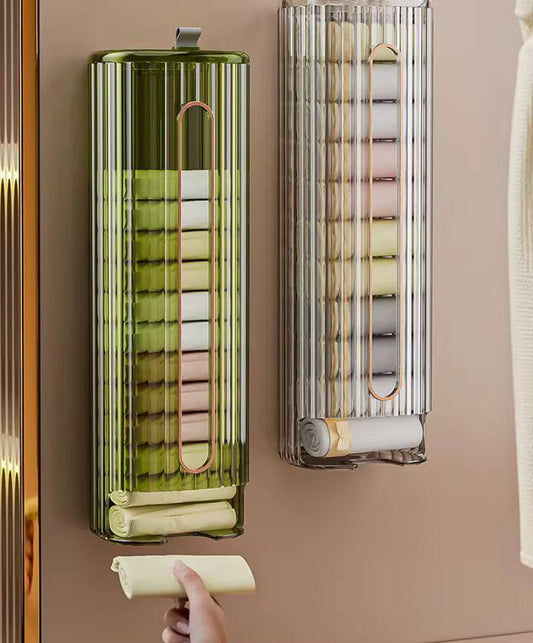 Wall mounted storage box hollow underwear organizer