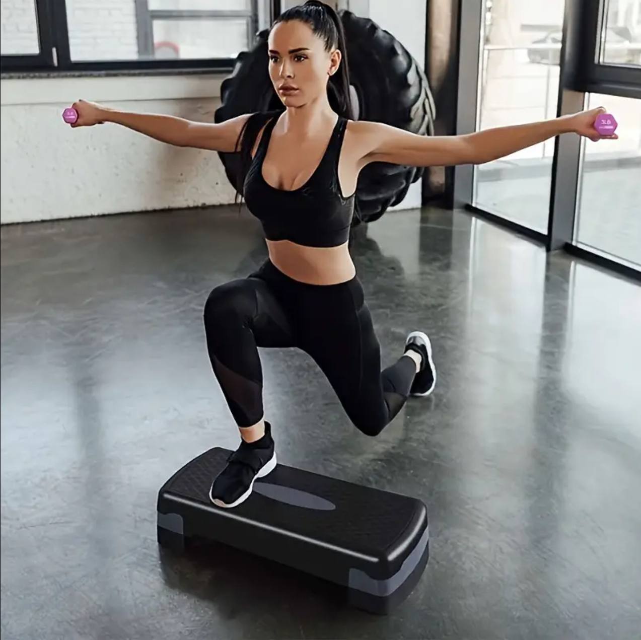 Aerobic fitness stepper