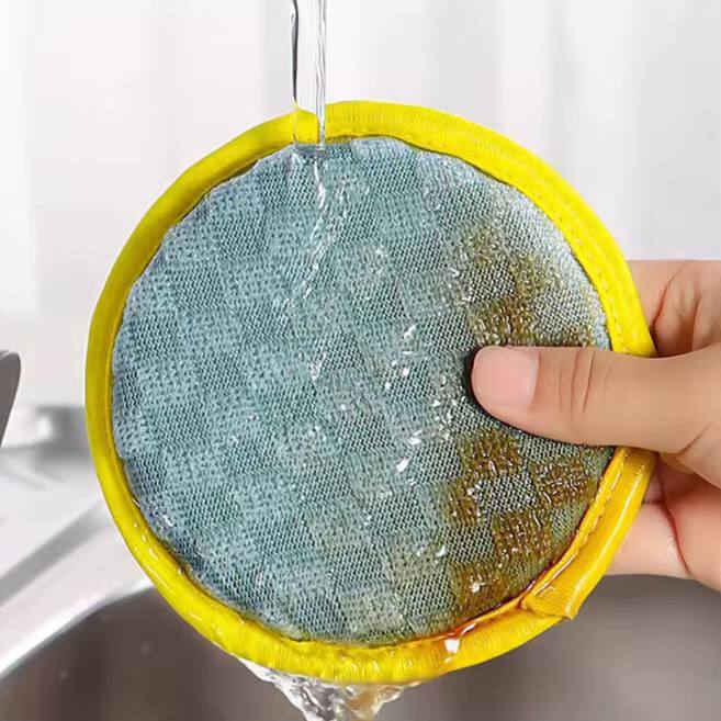 5Pcs Double Side Dishwashing Sponge