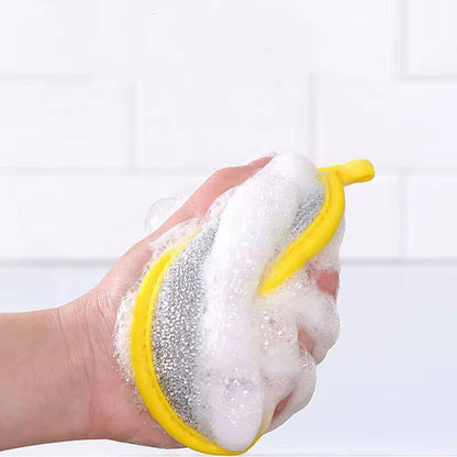 5Pcs Double Side Dishwashing Sponge